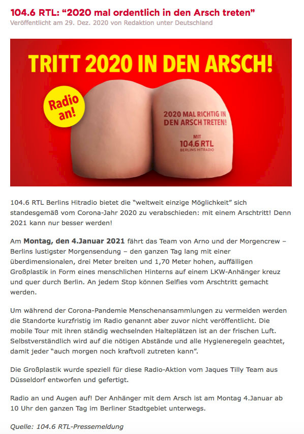 RTL-Pressemeldung