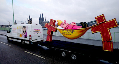 Auf der Fahrt nach Köln. Foto: Maximilian Steinhaus