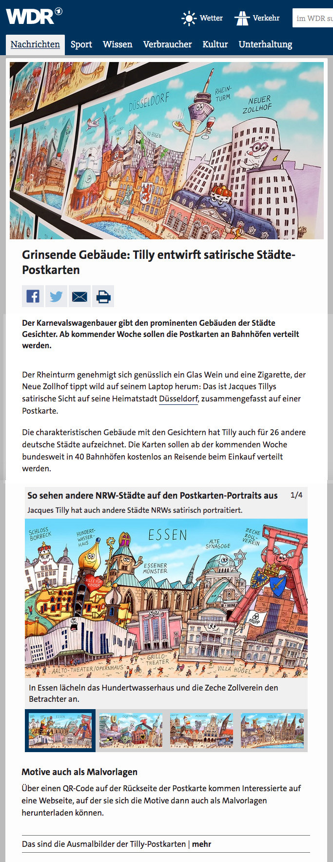 26.5.2021 Zur Quelle [https://www1.wdr.de/nachrichten/rheinland/duesseldorf-tilly-postkarten-staedte-100.html]