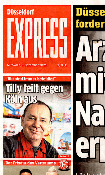 Express, 8.12.2021, Titelseite