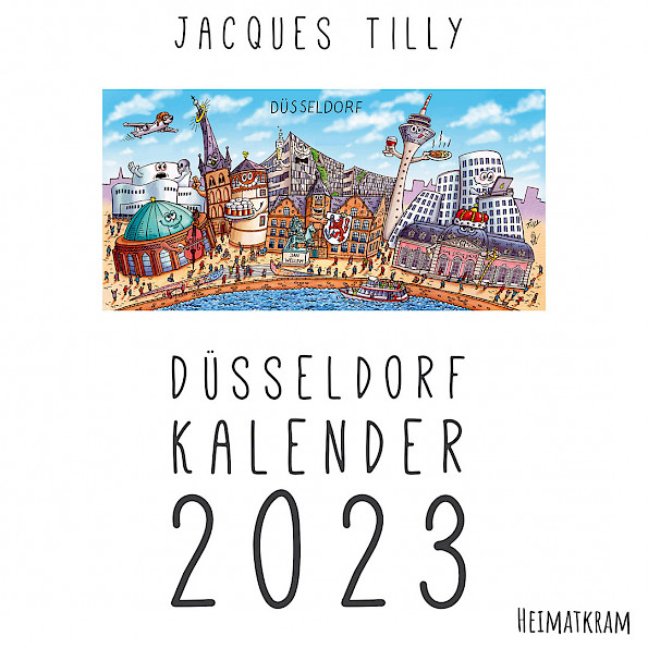 Düsseldorf-Kalender für das Jahr 2023 Großplastiken