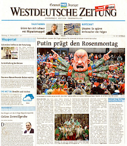 Westdeutsche Zeitung, 21.2.2023