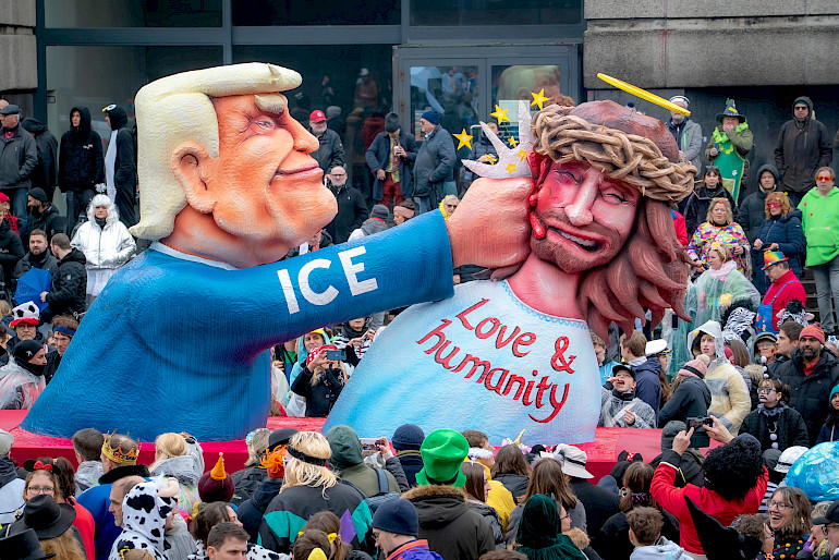 Trumps ICE greift die Prinzipien von Liebe und Humanität an. Foto: © Ricarda Hinz