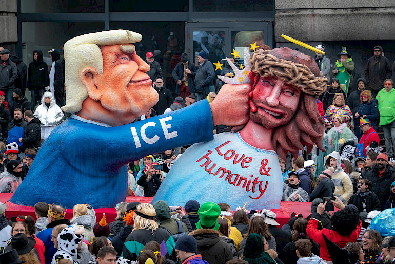 Trumps ICE greift die Prinzipien von Liebe und Humanität an. Foto: © Ricarda Hinz