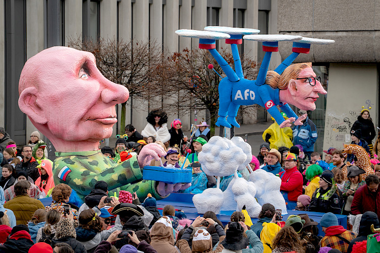 Putin steuert die AfD als Drohne. Foto: © Ricarda Hinz