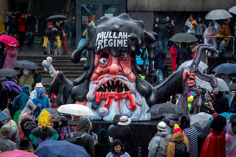 Das Zombie-Regime der Mullahs im Iran. Foto: © Ricarda Hinz